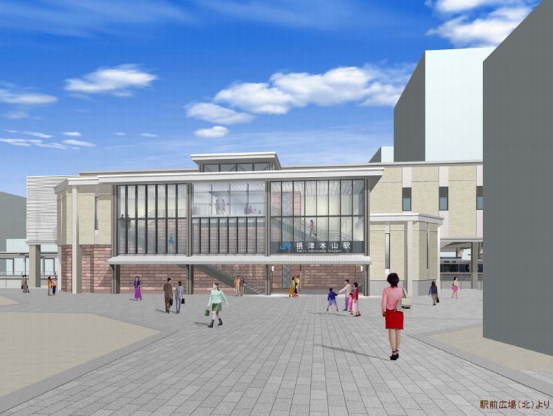 Jr神戸線 摂津本山駅橋上化 Re Urbanization 再都市化