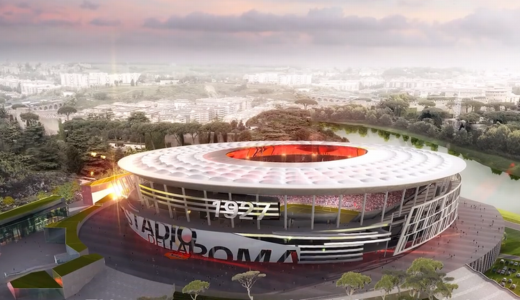 ＡＳローマが新スタジアム計画発表、周辺施設を含め総額2000億円超！
