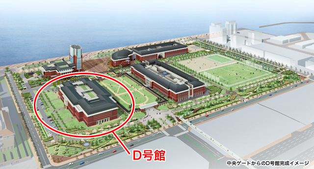 神戸学院大学ポートアイランドキャンパスd号館の建設状況 14 11 Re Urbanization 再都市化