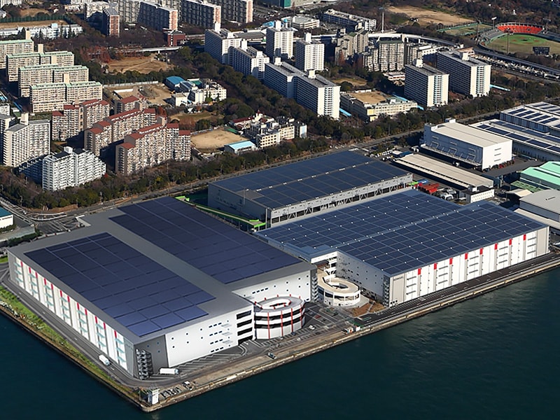 大阪南港に日本最大級 延床面積28 3万 の物流施設が誕生 レッドウッド南港中ディストリビューションセンター１ ２の状況 17 09 Re Urbanization 再都市化