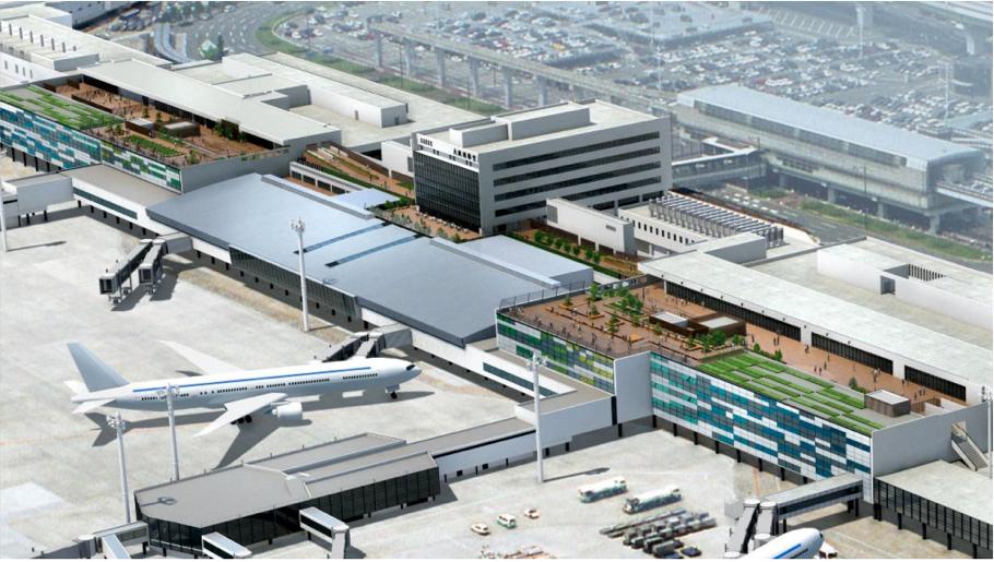 大阪国際空港 伊丹空港 ターミナル改修プロジェクトー年の全面改修に先立ち 中央エリアが18年4月18日にリニューアルオープン Re Urbanization 再都市化