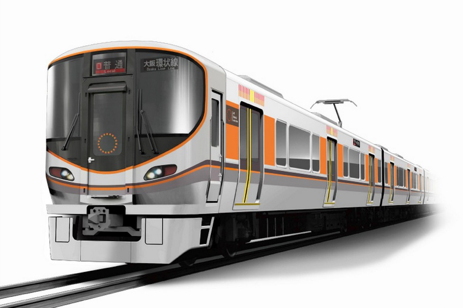 大阪環状線に3ドアの新型車両「323系」を168両投入、国鉄時代の車両