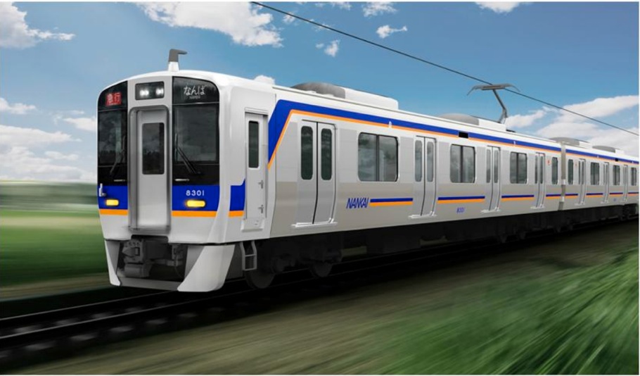 南海電鉄が新型車両「8300系」を導入！4カ国語対応表示や全ての
