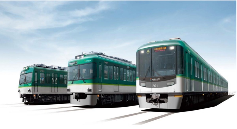 京阪大津線　行先表示板（黄） 鉄道関連グッズ：鉄道ヘッドマークプレート (京阪電車) 京阪大津線