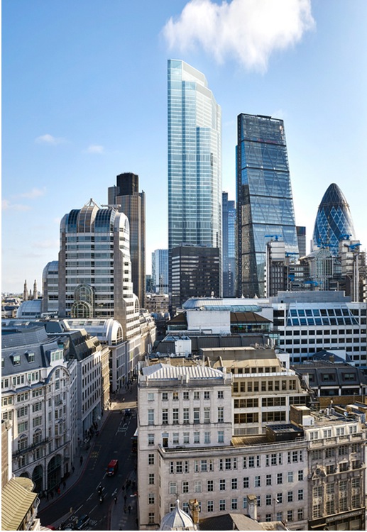 ロンドンで2番めの高さとなる、22Bishopsgate（22ビショップス