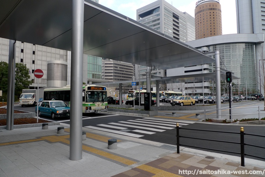 大阪駅のタクシー乗り場が西側の桜橋口に移転 大阪駅南広場整備の状況 15 03 Re Urbanization 再都市化