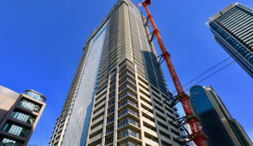 【2020年3月竣工】ブランズタワー梅田 Northの建設状況 19.05