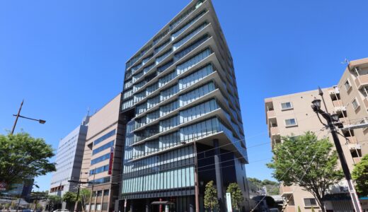 【竣工済】九州フィナンシャルグループ本社ビル（ＫＦＧビル）は「大樹」をモチーフにした外観デザインが個性的！