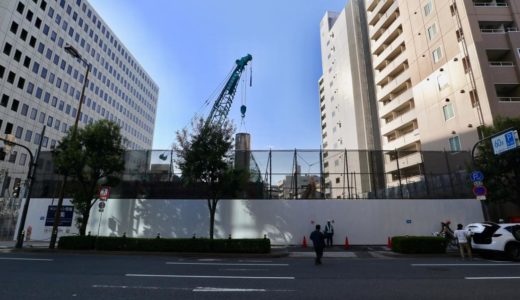 【2023年03月竣工】日本IBM大阪事業所跡地の再開発（仮称）西区靭本町計画の状況 19.11