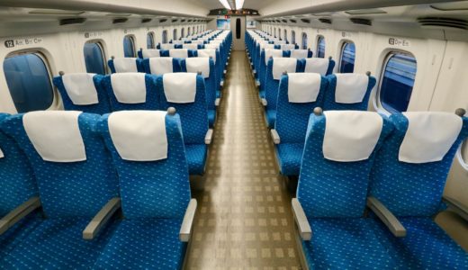 東海道・山陽新幹線ーN700系電車（普通車の車内編）
