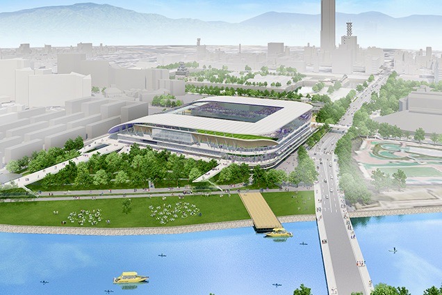 広島スタジアムパークプロジェクト』のイメージパース公開！全国でも稀