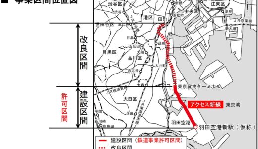 国土交通省がJR東日本の羽田空港アクセス線（仮称）の鉄道事業許可を発表。2029年度にも開業へ