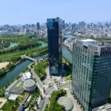 TWIN21最上階から見た大阪都心の眺め　Version.2021夏