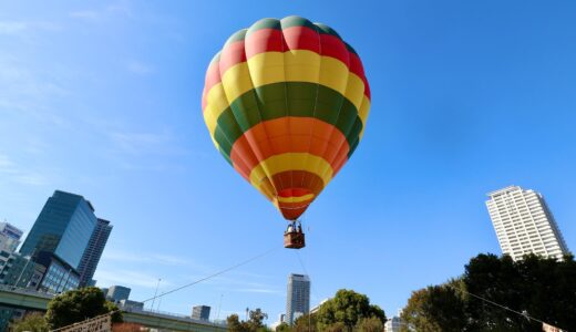 中之島公園に熱気球が登場！水都大阪ウィーク 熱気球体験【10月29日～31日】
