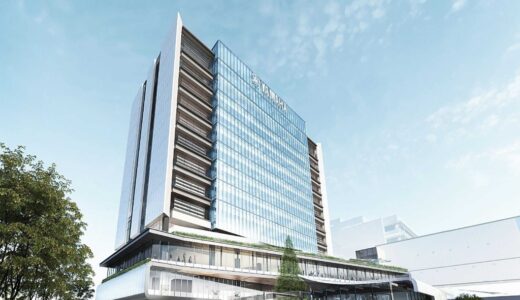 ヤマハ本社 新オフィス棟は新ランドマークとなる高さ60ｍ、延べ床面積約2.2万㎡で約1000人を収容！【2024年 2月末 竣工予定】