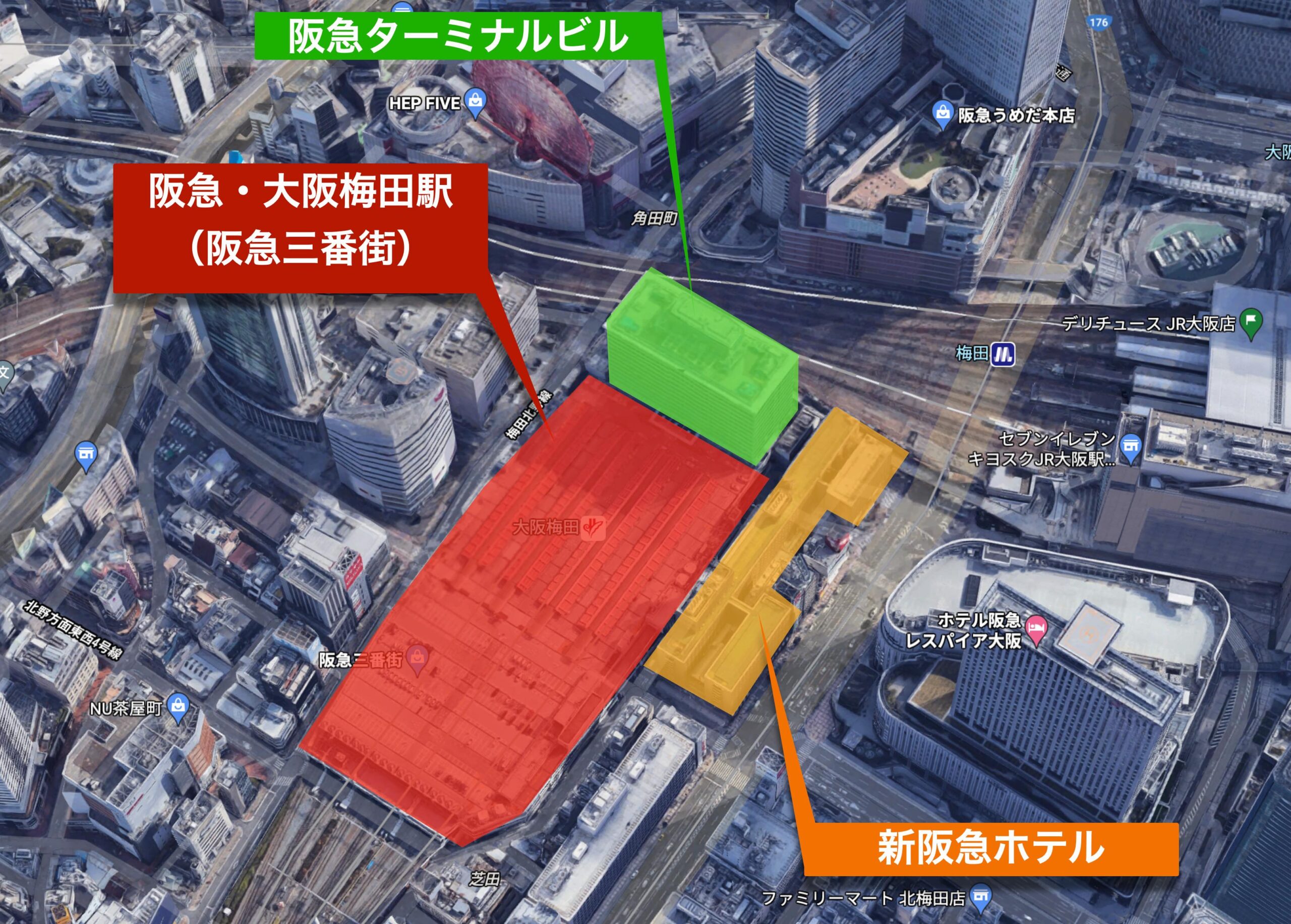 阪急大阪梅田駅を大規模再開発 大阪新阪急ホテル に加え 阪急三番街 阪急ターミナルビルの建替えを検討 30年以降開業 Re Urbanization 再都市化