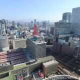 ホテル阪急レスパイア大阪から見た梅田付近（芝田・茶屋町）の眺め 2022