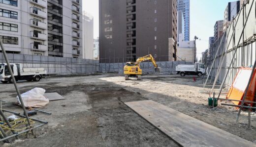 【新規案件】（仮称）大阪市中央区久太郎町1丁目計画 新築工事の最新状況 22.04【2025年3月下旬竣工】
