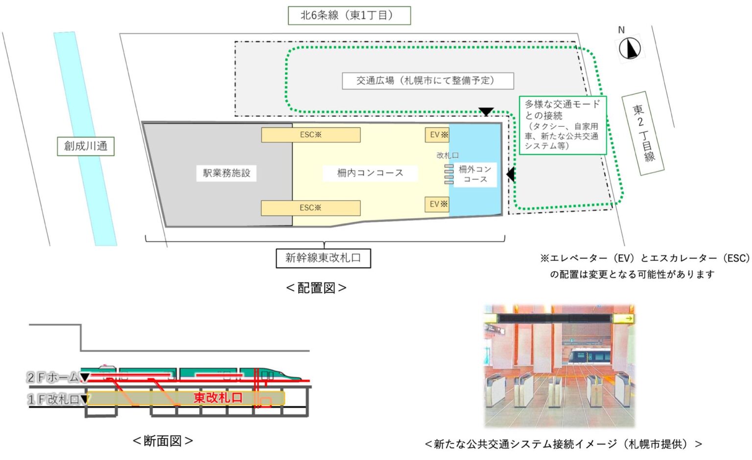 北海道新幹線札幌駅の駅舎イメージが公開!デザインコンセプトは「大地の架け橋」【2030年度末開業予定】 | Re-urbanization ...