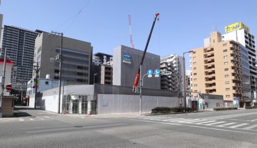 （仮称）パナソニック（株）末広町ビル計画 建設工事の最新状況 23.03【2024年5月竣工予定】