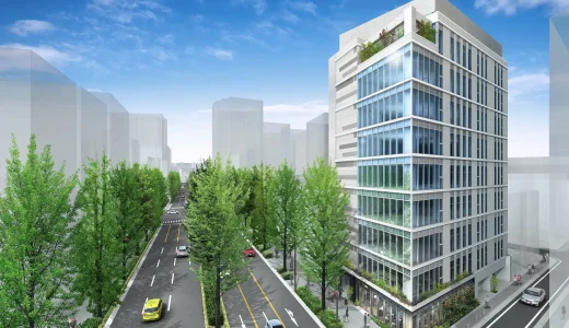 東京建物『T-PLUS（ティープラス）仙台広瀬通』広瀬通にデザイン性の高いミッドサイズオフィスを開発中！【2023年4月竣工】