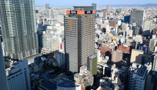 アパホテル&リゾート〈梅田駅タワー〉建設工事の最新状況 22.11【2023年2月1日開業予定】
