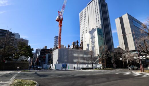 御堂筋ダイビル建替計画の最新状況 23.02　地上20階の高層ビルを建設！【2024年1月竣工予定】