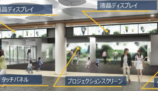 うめきた地下駅（大阪駅地下ホーム）は21〜24番線に！？新駅にリアルとCGを融合した『インタラクティブ空間』を設置