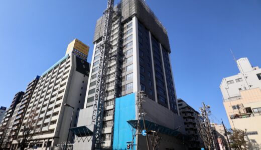 ブランズタワー谷町四丁目（仮称）中央区常盤町二丁目計画 の最新状況 23.02【2024年3月竣工】
