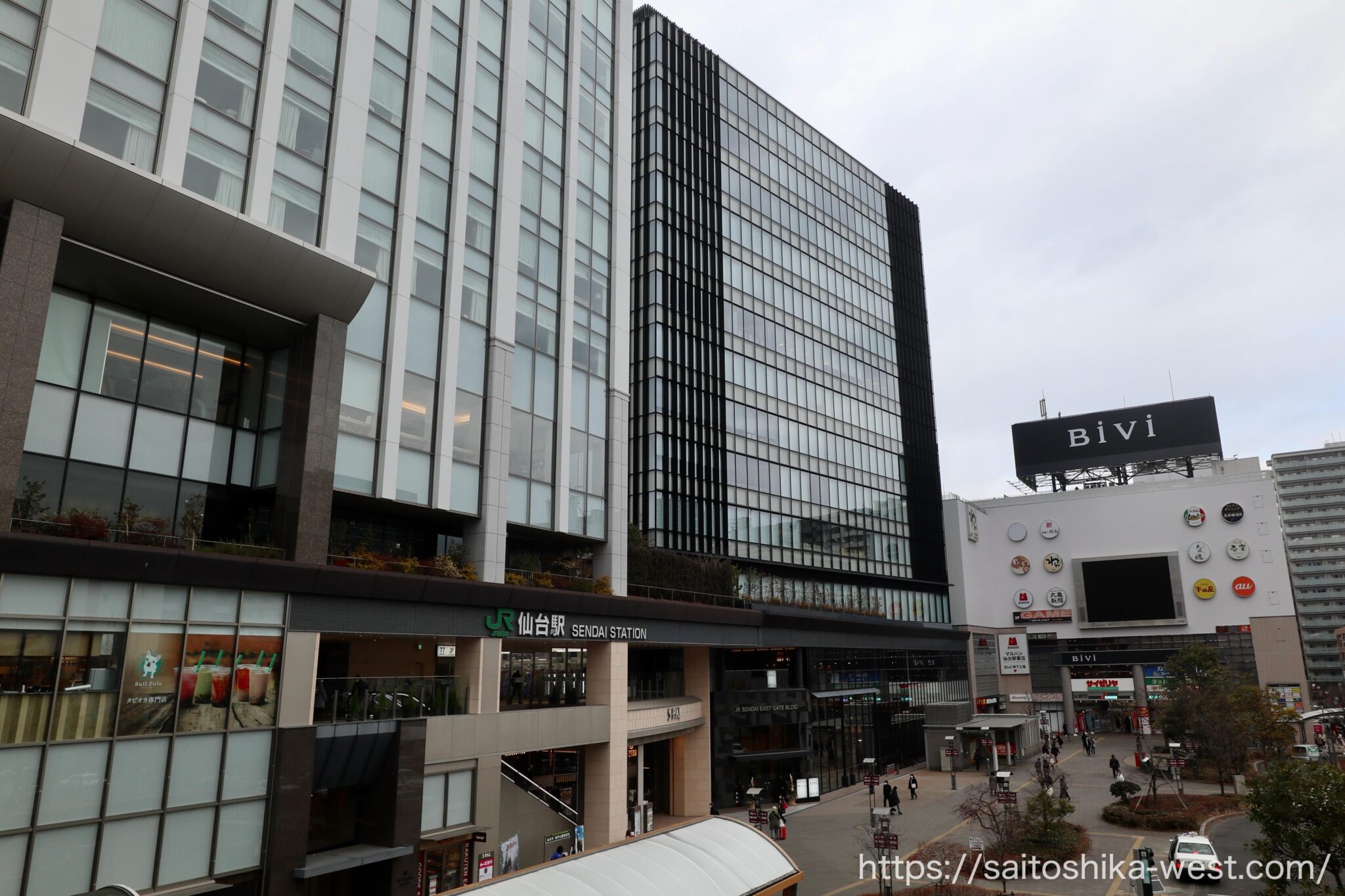 完成したJR仙台駅東口開発プロジェクトを見てきた！（東西自由通路拡幅・エスパル仙台東館・メトロポリタン仙台イースト・JR仙台イーストゲートビル ...