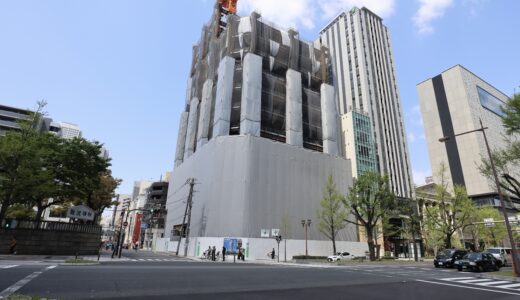 御堂筋ダイビル建替計画の最新状況 23.04　地上20階の高層ビルを建設！【2024年1月竣工予定】
