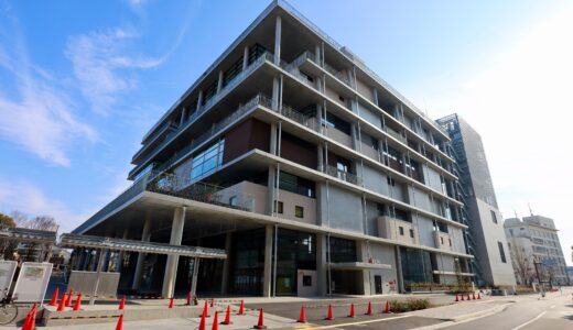 『おにクル』茨木市市民会館跡地エリア整備事業の状況 23.12【2023年11月開館、大ホールは2024年4月オープン予定】