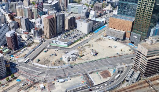 グラングリーン大阪（うめきた２期）南街区・分譲棟（タワーマンション） 建設工事の最新状況 24.04　ついに『建築計画のお知らせ』が掲示される！