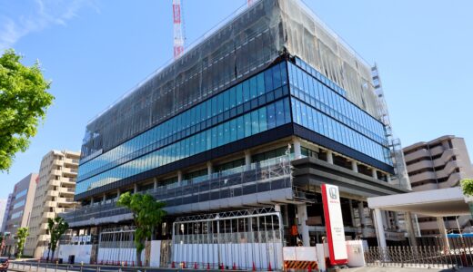 『南都銀行新本館建設工事』NTT西日本新大宮ビル跡地に大規模オフィスビルを建設！現地の最新状況 24.05【2024年10月竣工予定】