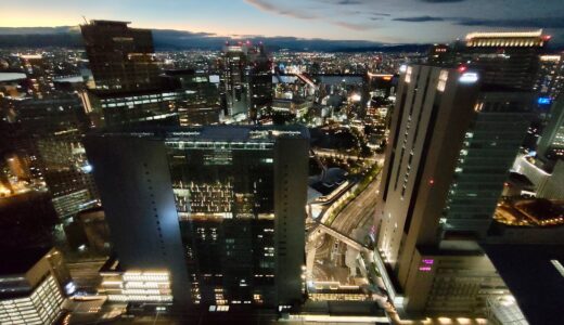 THE OSAKA STATION HOTEL（大阪ステーションホテル）から梅田周辺の眺め 2024