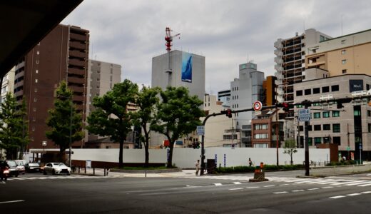 【再開発の卵】（仮称）中央区谷町三丁目PJ　近鉄不動産が取得した旧大阪銀行協会ビルの解体工事が始まる！再開発は超高層タワマン？現地の最新状況 25.09