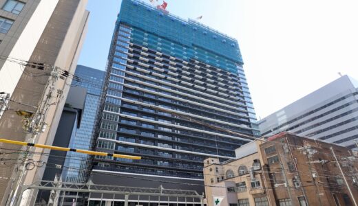 パークタワー大阪堂島浜（仮称）大阪北区堂島浜２丁目計画 建設工事の最新状況 25.05【2027年5月末竣工】
