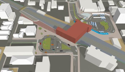 近鉄大阪線・五位堂駅南側広場を都市再編の起点に──香芝市が基本構想を公表、交通結節とにぎわい創出を同時実現へ
