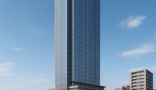 金沢都ホテル跡地に官民複合ビル構想　日本海側随一の高さを目指す再開発！近鉄不動産が知事・市長に説明