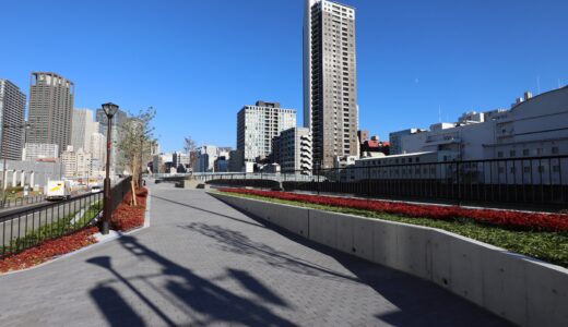 中之島歩行者専用道２号線整備事業、土佐堀川沿いに延長約350ｍの遊歩道を整備！現地の最新状況 25.11【2025年11月供用開始】