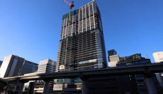 パークタワー大阪堂島浜（仮称）大阪北区堂島浜２丁目計画 建設工事の最新状況 26.01【2027年5月末竣工】