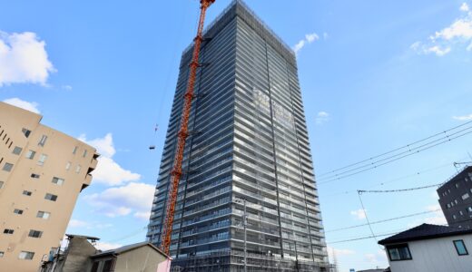 シティタワー古川橋（「門真市幸福町・垣内町地区まちづくり用地活用事業）建設工事 現地の最新状況 25.11