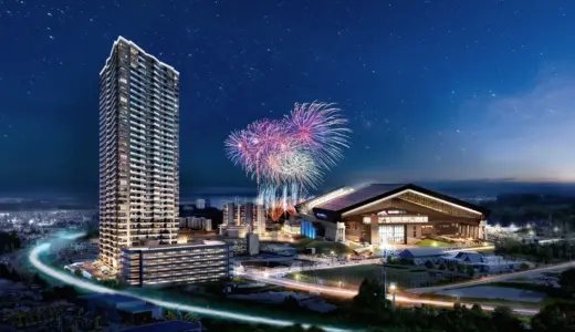 『（仮称）北広島市新駅タワープロジェクト』ES CON FIELD HOKKAIDO近接で36階建てタワーマンション着工【2028年竣工予定】