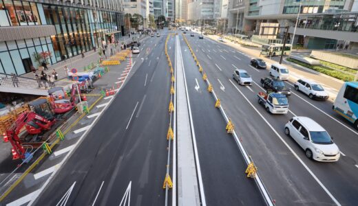 大阪駅前の道路復旧工事が完成に近づく！現地の最新状況 25.11