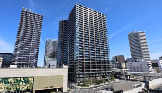 W TOWERS 箕面船場（クラッシィタワー箕面船場／ブリリアタワー箕面船場 SKY & GARDEN） 建設工事の最新状況 26.10【2026年11月竣工予定】住友商事、阪急阪神不動産、東京建物が参画！