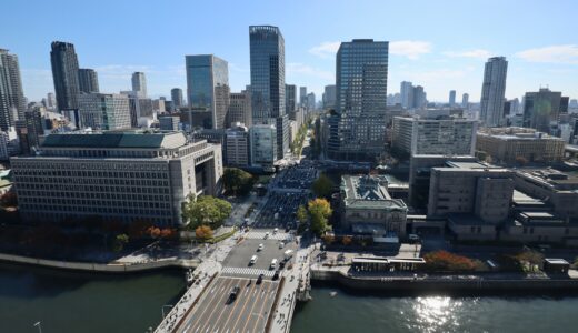 大阪堂島浜タワー「WowUs（ワオアス）」から望む大阪都心の眺望（2025.11）