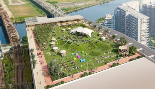 『Kawasaki Arena-City Project』京急川崎駅前に 1万人超の屋上に「世界初」のルーフトップパークを設けた超立体アリーナ誕生へ ！キービジュアル公開、2030年10月開業予定