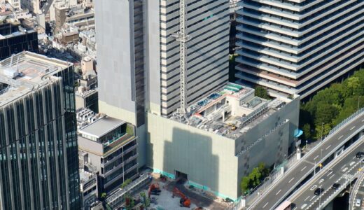 堂島ダイビル（旧ANAクラウンプラザホテル大阪）解体工事 現地の最新状況　26.08【事業期間：2025年 11月1日〜2028年3月31日】