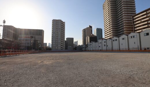 【再開発の卵】日本通運「淀川流通センター」解体完了！桜ノ宮駅の北側に約7,300㎡の更地が出現、今後の動向に要注目