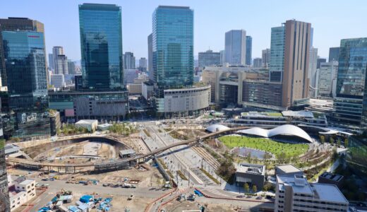 ウェスティンホテル大阪から見たグラングリーン大阪の眺め 2026.02